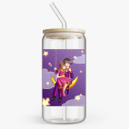 Банка с бамбуковой крышкой