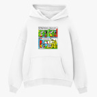 Толстовка худи оверсайз