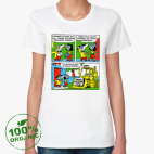 Женская футболка органик