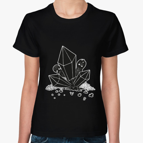 Женская футболка с принтом Cristal