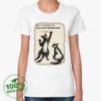 Женская футболка органик