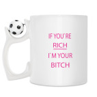 Кружка с футбольным мячиком