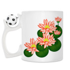 Кружка с футбольным мячиком