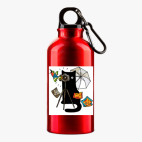 Металлическая бутылка 400 мл UV-DTF