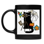 Кружка цветная UV-DTF