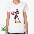 Женская футболка органик