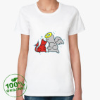 Женская футболка органик