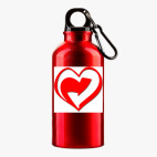 Металлическая бутылка 400 мл UV-DTF