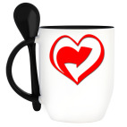 Кружка с ложкой