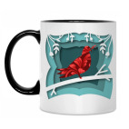 Кружка двухцветная