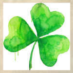 Акварельный клевер