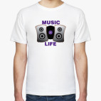 Классическая футболка Music