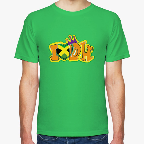 Футболка с принтом I love dancehall