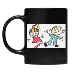 Кружка цветная UV-DTF