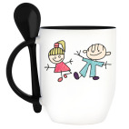 Кружка с ложкой