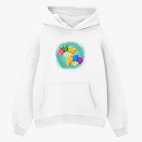 Толстовка худи оверсайз