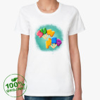 Женская футболка органик