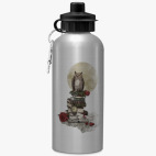 Бутылка с карабином (500 мл) Мудрая сова и книги