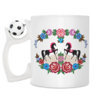 Кружка с футбольным мячиком
