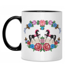 Кружка двухцветная