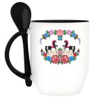 Кружка с ложкой