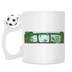 Кружка с футбольным мячиком