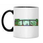 Кружка двухцветная