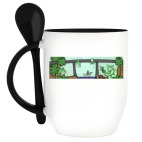 Кружка с ложкой