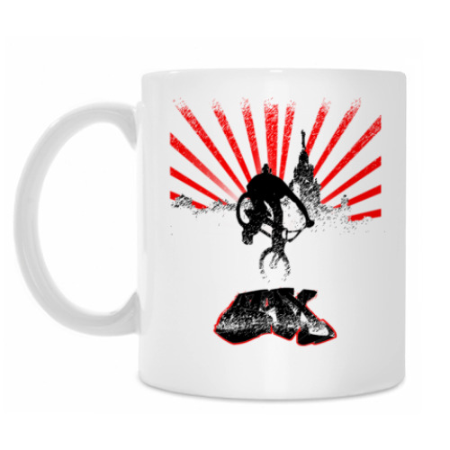 Кружка с принтом Sun BMX