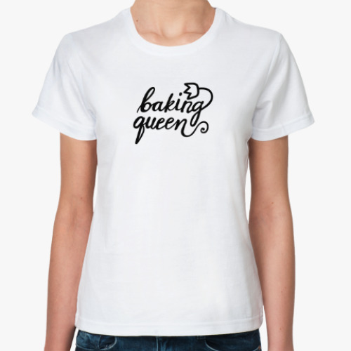 Классическая футболка Baking Queen