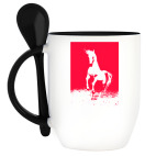 Кружка с ложкой