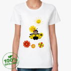 Женская футболка органик