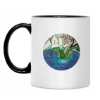 Кружка двухцветная