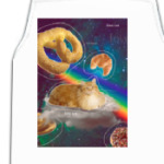 Космический кот на облаке