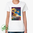 Женская футболка органик