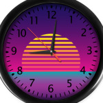 Солнце в Майами в стиле ретро