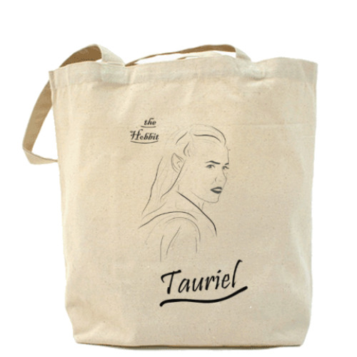 Сумка шоппер с принтом Тауриэль