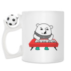 Кружка с футбольным мячиком