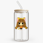 Банка с бамбуковой крышкой