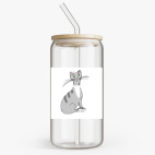 Банка с бамбуковой крышкой