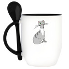 Кружка с ложкой