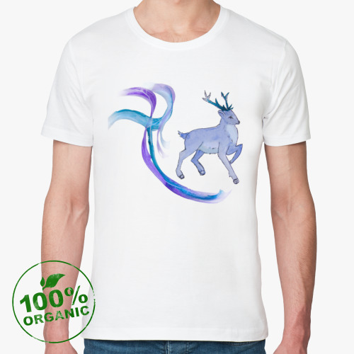 Футболка из органик-хлопка с принтом "Сохатый"