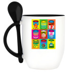 Кружка с ложкой