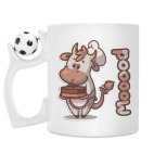 Кружка с футбольным мячиком