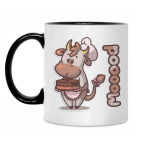 Кружка двухцветная