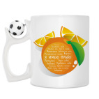 Кружка с футбольным мячиком