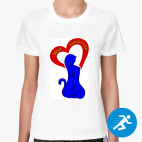 Женская спортивная футболка