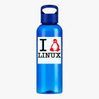 Прозрачная спортивная бутылка