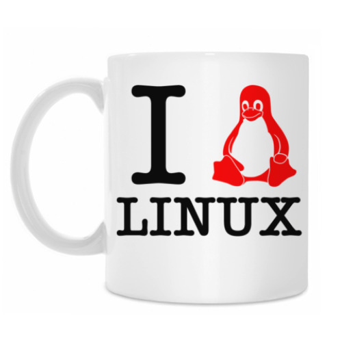 Кружка с принтом Linux