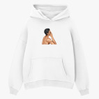 Толстовка худи оверсайз